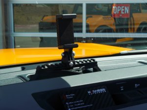 Ford Bronco Multi Function Holder - Pic-Angle Rail w/ Phone Mount